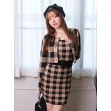 レトロチェックアンサンブルニットワンピース | LIPSERVICE | 詳細画像20