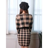 レトロチェックアンサンブルニットワンピース | LIPSERVICE | 詳細画像23