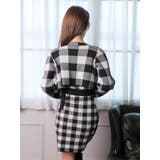 レトロチェックアンサンブルニットワンピース | LIPSERVICE | 詳細画像33