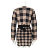 レトロチェックアンサンブルニットワンピース | LIPSERVICE | 詳細画像34