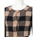 レトロチェックアンサンブルニットワンピース | LIPSERVICE | 詳細画像36