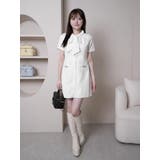 3wayクラシカルツイードリボンワンピース | LIPSERVICE | 詳細画像2 