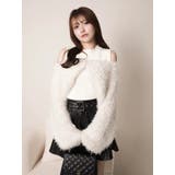 ミックスフェザーリボンアンサンブルニット | LIPSERVICE | 詳細画像1