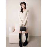 サイドレーススピンドルニットワンピース | LIPSERVICE | 詳細画像2 