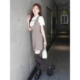 カーブネックタイトジャンスカワンピース | LIPSERVICE | 詳細画像3 