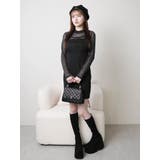 カーブネックタイトジャンスカワンピース | LIPSERVICE | 詳細画像7 