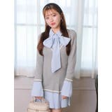 シャツドッキングプリーツワンピース | LIPSERVICE | 詳細画像59