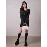 チェーンステッチクラシカルワンピース | LIPSERVICE | 詳細画像18 