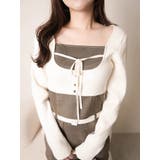 コルセットチェックトップス | LIPSERVICE | 詳細画像18 