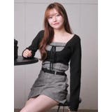 コルセットチェックトップス | LIPSERVICE | 詳細画像41 