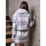 ファーカラーシャギーチェックジャケット | LIPSERVICE | 詳細画像11 