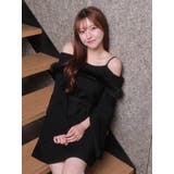 ジュエルチェーンファーオフショルニットワンピース | LIPSERVICE | 詳細画像29