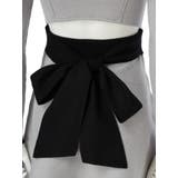 バックリボンバイカラーフレアワンピース | LIPSERVICE | 詳細画像58 