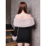 ファーオフショルボタンニットワンピース | LIPSERVICE | 詳細画像53 