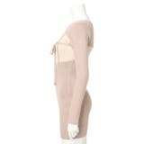 デコルテオープンバイカラーリボンニットワンピース | LIPSERVICE | 詳細画像58