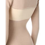 デコルテオープンバイカラーリボンニットワンピース | LIPSERVICE | 詳細画像63