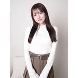 ホワイト | ウォームジュエルリブニット | LIPSERVICE