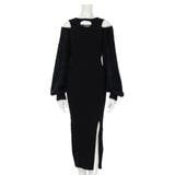 デコルテオープンドッキングニットワンピース | LIPSERVICE | 詳細画像54 