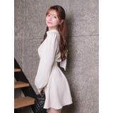 レースドッキングフレアワンピース | LIPSERVICE | 詳細画像9 