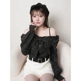 リボンオフショルロングスリーブトップス | LIPSERVICE | 詳細画像71 