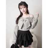 リボンオフショルロングスリーブトップス | LIPSERVICE | 詳細画像78 