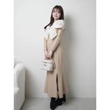 リボンオフショルバイカラーワンピース | LIPSERVICE | 詳細画像13 