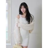 アイボリー | モールニットアンサンブルワンピース | LIPSERVICE