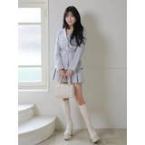 ベルト付ツイードミドルジャケット | LIPSERVICE | 詳細画像24 