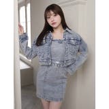 Jewelデニムクロップドジャケット | LIPSERVICE | 詳細画像18 