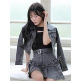 Jewelデニムクロップドジャケット | LIPSERVICE | 詳細画像30 