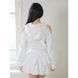 オープンショルダースウェットフーディーワンピース | LIPSERVICE | 詳細画像15