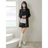 デコルテオープンクラシカルワンピース | LIPSERVICE | 詳細画像11 