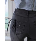 キルティングポケットフレアデニムパンツ | LIPSERVICE | 詳細画像37 