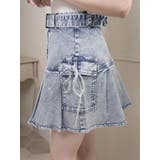 Jewelデニムプリーツスカート | LIPSERVICE | 詳細画像6