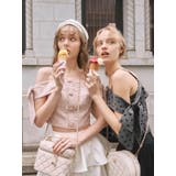 サイドリボンオフショルトップス | LIPSERVICE | 詳細画像1 