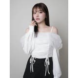 チュールギャザーオフショルトップス | LIPSERVICE | 詳細画像23 