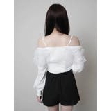 チュールギャザーオフショルトップス | LIPSERVICE | 詳細画像27 