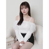 チュールギャザーオフショルトップス | LIPSERVICE | 詳細画像29 