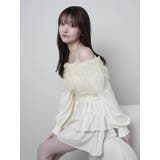 チュールギャザーオフショルトップス | LIPSERVICE | 詳細画像39 