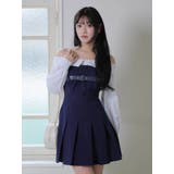 オフショルシャツレイヤードライクワンピース | LIPSERVICE | 詳細画像9