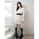 ジュエルティアードフレアワンピース | LIPSERVICE | 詳細画像4 