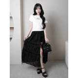 2wayティアードロングスカート | LIPSERVICE | 詳細画像3 