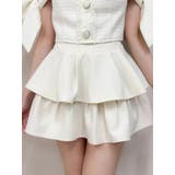 インナーショーパン付フリルティアードスカート | LIPSERVICE | 詳細画像1 