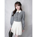 デコルテオープンロングスリーブブラウス | LIPSERVICE | 詳細画像10 