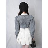 デコルテオープンロングスリーブブラウス | LIPSERVICE | 詳細画像15 