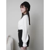 デコルテオープンロングスリーブブラウス | LIPSERVICE | 詳細画像28 