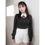 デコルテオープンロングスリーブブラウス | LIPSERVICE | 詳細画像31 