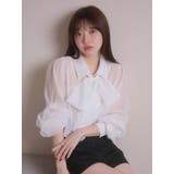 UVカット2wayリボンシアーシャツ | LIPSERVICE | 詳細画像10 