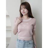 ピンク | Roineエンブロイダリーサマーニット | LIPSERVICE