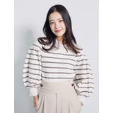ミックス1 | シャツレイヤードボリュームスリーブニット | LADYMADE